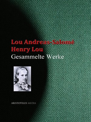 cover image of Gesammelte Werke der Lou Andreas-Salomé